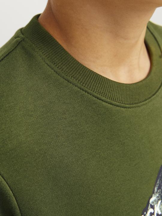 Actual product image Jack & Jones Jcomountain Logo Sweat Crew Neck Sn Jnr (164)