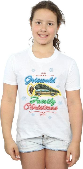 Actual product image National Lampoon´s Vacation Girls Griswold Family Christmas Cotton T-Shirt (152, 158)