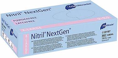 Actual product image Meditrade Nitrile disposable gloves NextGen®, blue, PU 10 dispenser boxes à 100 pcs, size XL (XL)