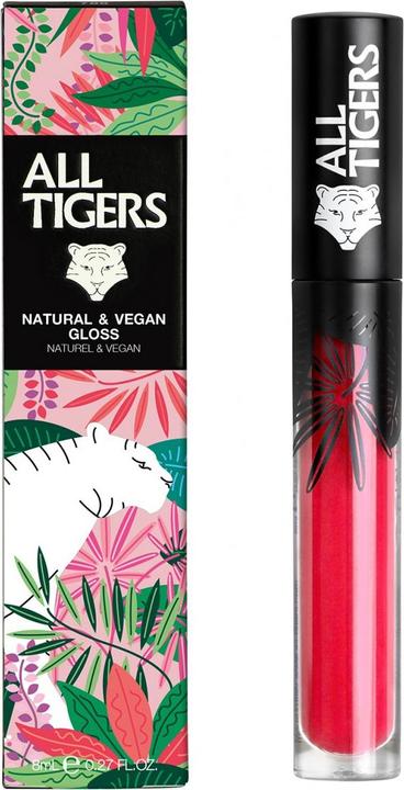 All Tigers Natural & vegan Gloss - 801 RASPERRY RED (801 RASPERRY RED)