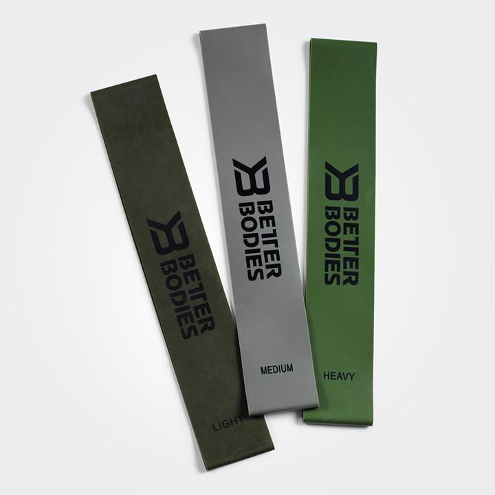 Actual product image Better Bodies Resistance Mini Band 3-Pack (Easy, Strong, Medium)