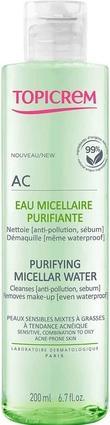 Produktbild Topicrem TOPICREM AC Purifying Micellar Water woda micelarna 200ml (Reinigungstücher, 200 ml)