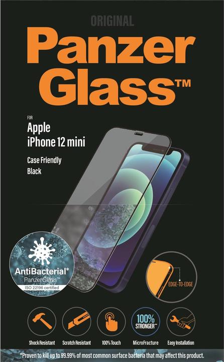 Image du produit PanzerGlass Edge-to-Edge (1 pièce(s), Apple iPhone 12 mini)