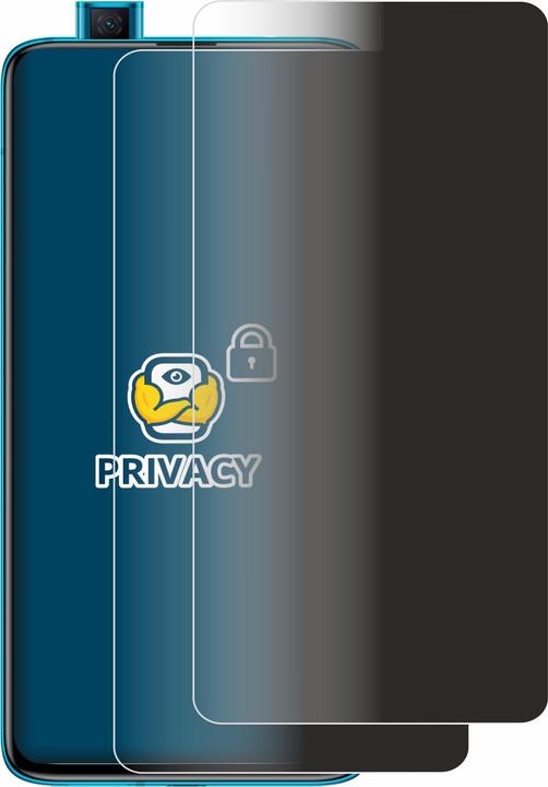 Productafbeelding BROTECT Anti-spionnetje privacyfolie Beschermfolie tegen blauw licht (2 Stuk, Xiaomi Poco F2 Pro)