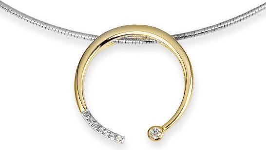 Image du produit Breuning PENDENTIF - BRILLES. 0,12 Ct. H/si (Or 750/18 K)