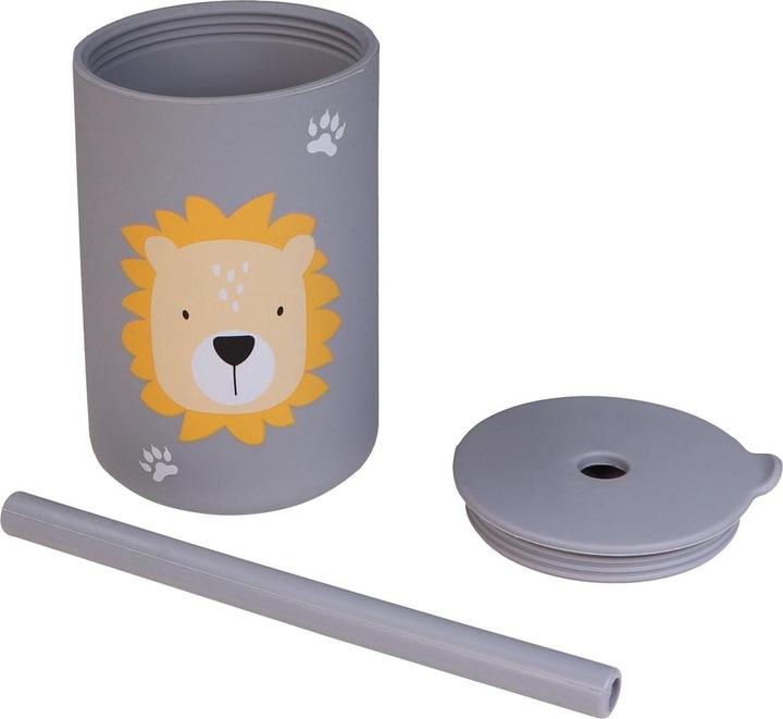 Immagine prodotto Tryco Baby Tazza in silicone con cannuccia Lion