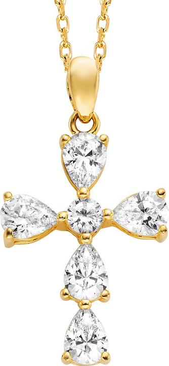 Produktbild Julie Julsen Halskette Kreuz (Silber 925)