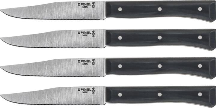 Image du produit Opinel Facette ardoise, serrated, boîte de 4 (4 pièce(s), Couteau)