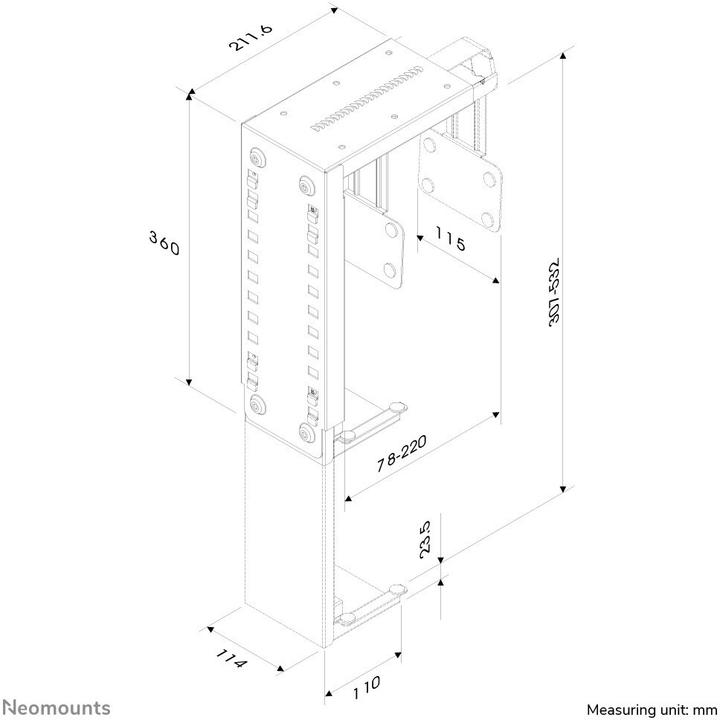 Produktbild Neomounts Cpu-D100