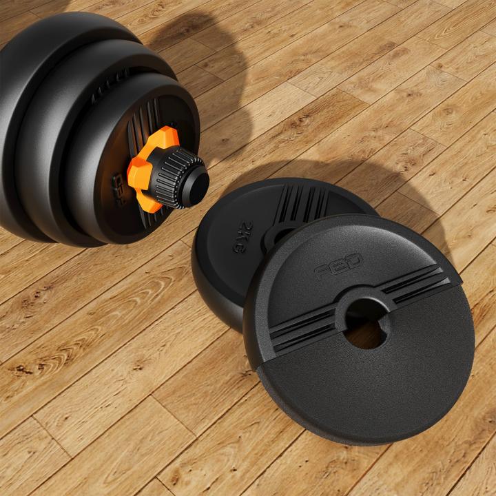 Actual product image FED Xiaomi 10 kg Dumbbell + Barbell + Kettlebell Kit V2 + Sensor