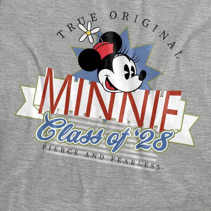 Actual product image Disney Unisex Adult Class Of 28 Minnine Mouse T-Shirt (S)