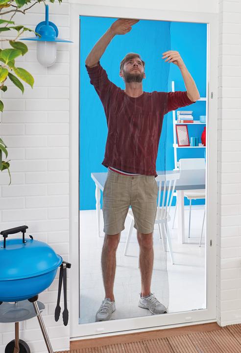 Actual product image tesa Insect screen COMFORT for windows, with Velcro tape, self-adhesive, without drilling (130 x 130 cm)