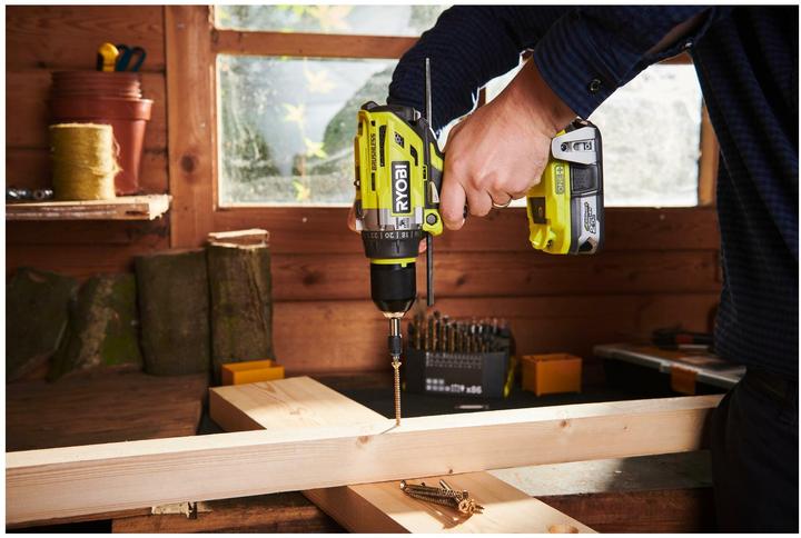 Actual product image Ryobi R18PD7-0 (Rechargeable battery operated)