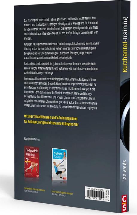 Produktbild Kurzhantel-Training (Deutsch, Jan Pauls, 2020)