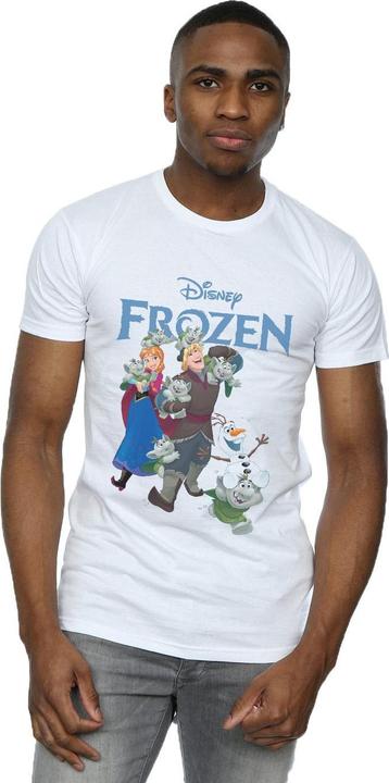 Actual product image Disney Mens Frozen Happy Trolls T-Shirt (S)