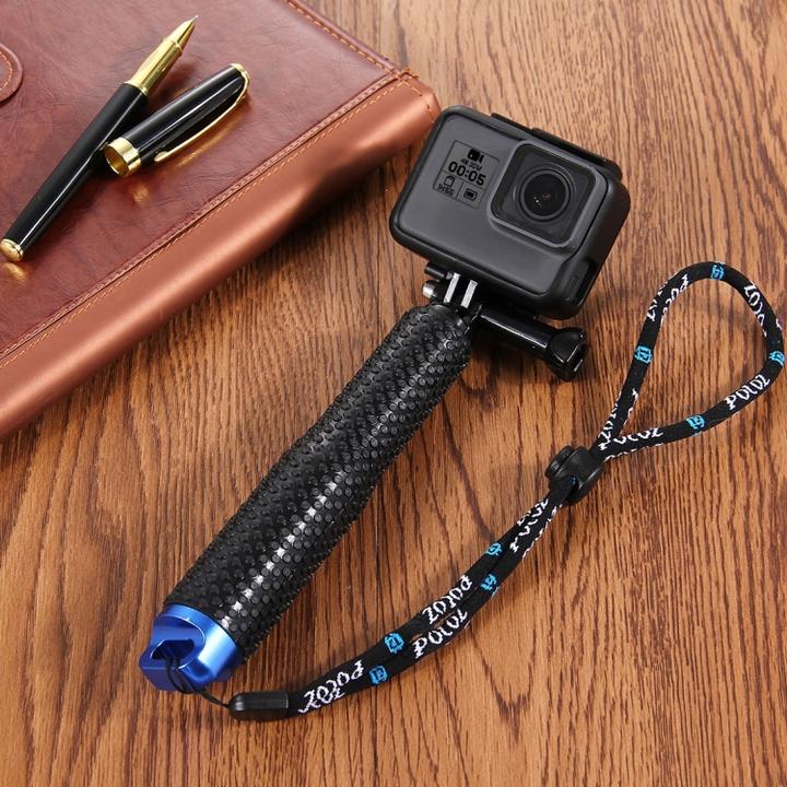Actual product image Puluz Handheld Extendable Pole Monopod for GoPro, Insta360, DJI and Other Action Cameras, Length: 19-49cm