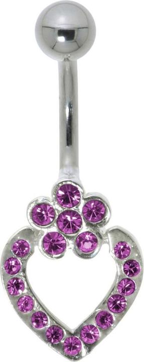Image du produit Bijouteria Piercing nombril (Acier inoxydable, Argent 925, Cristallin)