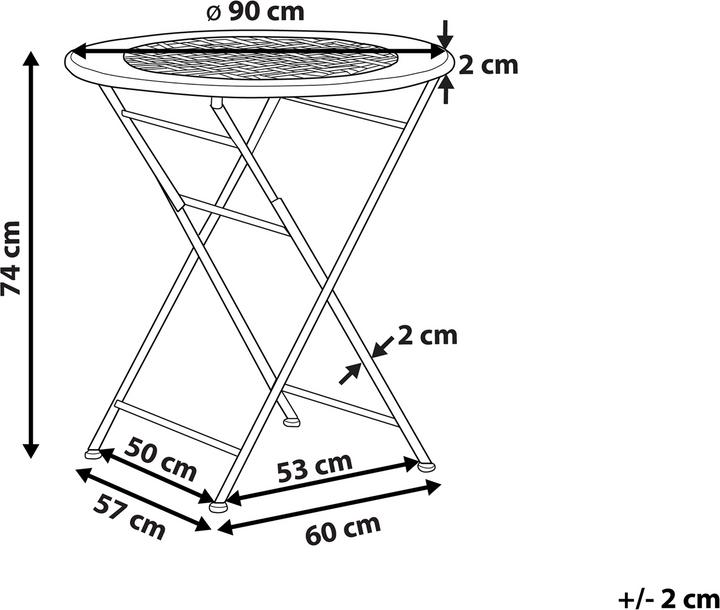 Actual product image Beliani Bivio (90 cm)