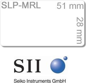 Actual product image Seiko Labels white perm. 28x51mm SLP-MRL SLP-200 220 pcs. 2 rolls each