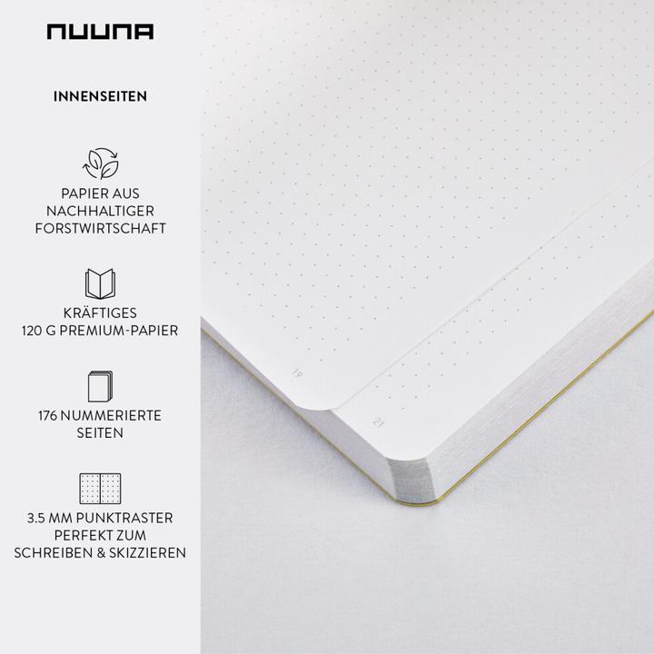 Immagine prodotto Nuuna Taccuino (13,5 x 20 cm, Punteggiato, Copertina rigida)