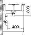 Produktbild Blanco METRA 45 S-F (77 cm, 49 cm)