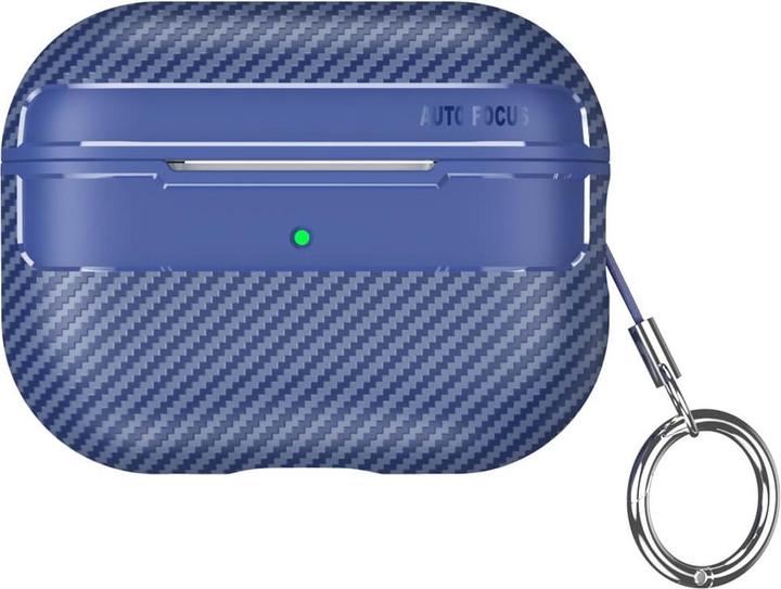 Immagine prodotto Cover-Discount Airpods Pro 2 - Custodia in silicone carbon look blu (Borsa per cuffie)