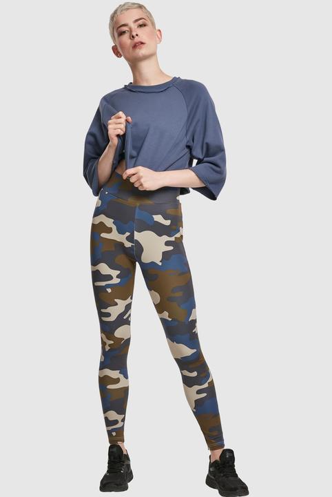Actual product image Urban Classics Ladies High Waist Camo Tech Leggings (XL)