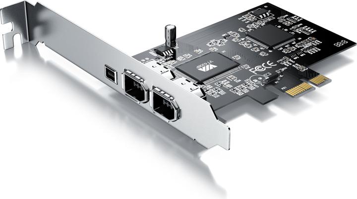 Image du produit CSL Carte PCI Firewire, carte d'extension, adaptateur réseau, carte contrôleur 1394a 1394b, 3x ports