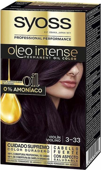 Immagine prodotto Syoss OLIO INTENSE ink sin amoniaco #3.22-violín 5 u (#3.22-violín)