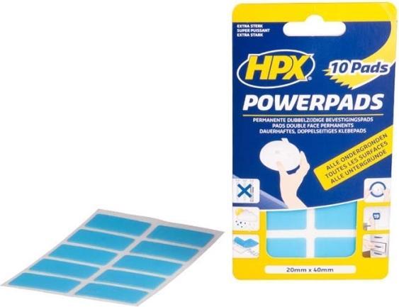 Produktbild HPX Double sided adhesive pads (10 pcs) - 20mm x 40mm