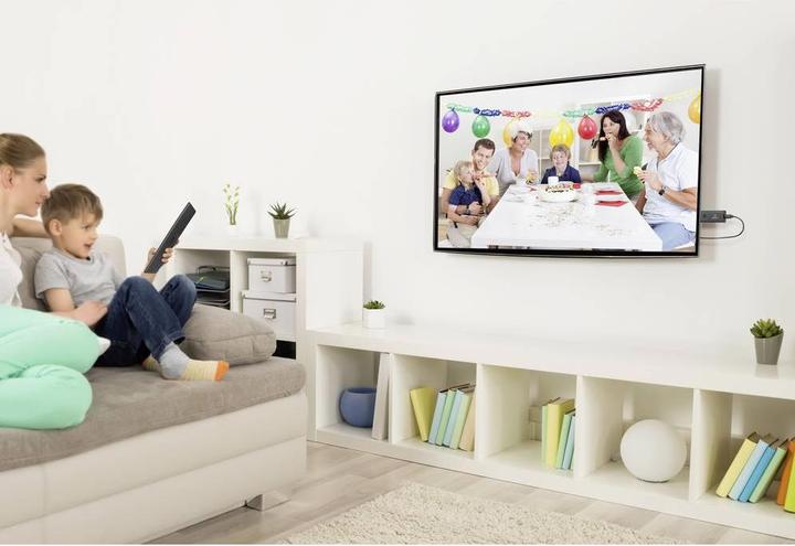 Produktbild Renkforce RF-SSD-300 HDMI® HDMI-Funkübertragung (Empfänger) 20 m (0.09 m)