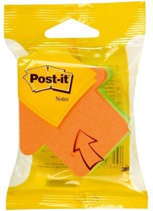 Image du produit Post-it Flèche en forme de cube de note autocollante (70 x 70 mm)