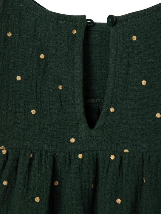 Actual product image Vertbaudet Girls' dress with flounces, muslin (146)