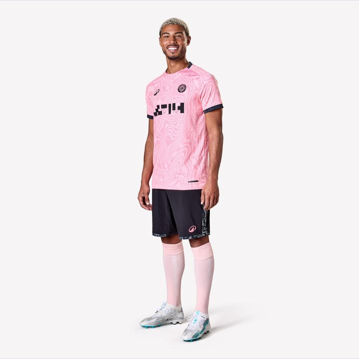 Image du produit Kipsta Short De Football Adulte Viralto Ii Snake Noir, Gris Et Rose (XXL)