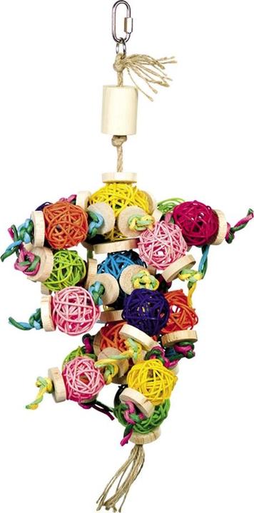 Nobby Cage Toy, toy with braided balls
