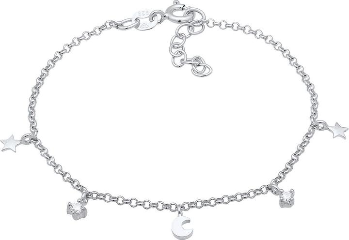 Produktbild Elli Astro, Halbmond, Sterne (14 cm, 925er Sterling Silber, Zirkonia)