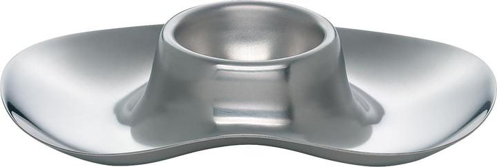 WMF Eierbecher mit Ablage Eierhalter 13,5 x 8,5cm Wagenfeld Edelstahl matt (1 x)