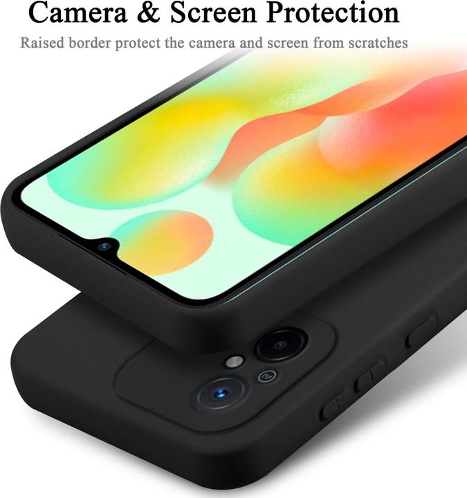 Actual product image Cadorabo Case for Redmi 12C TPU in liquid protection silicone design (Xiaomi Redmi 12C)