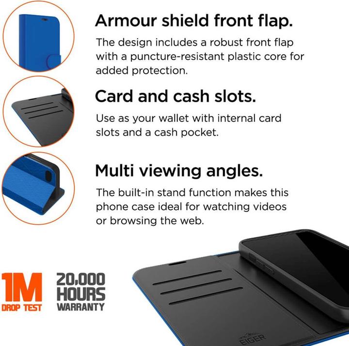 Produktbild Eiger North Folio Bookcase (Apple iPhone 15)
