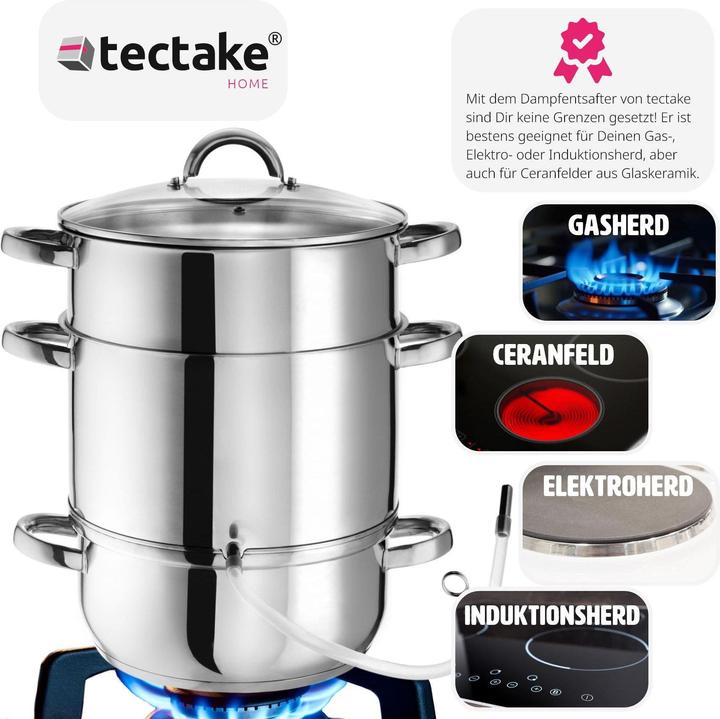 Image du produit tectake Extracteur de jus à vapeur