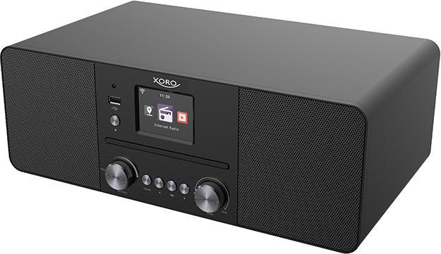 Image du produit Xoro HMT 620 Radio Internet stéréo tout-en-un noire (FM, DAB+ DAB, Bluetooth, WiFi)