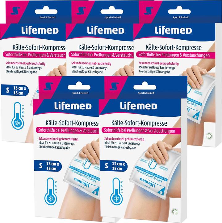 Energy Label Lifemed Instant cold compress for travelling & sports, set of 5 (5 x)