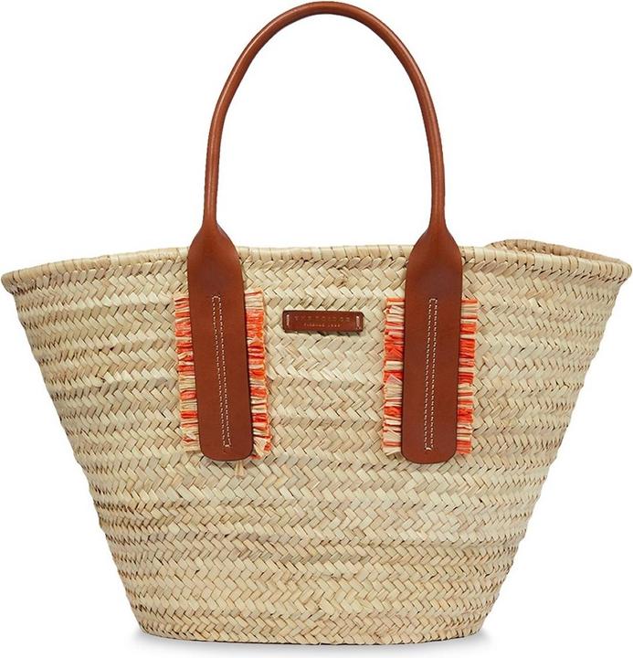 Actual product image The Bridge Clara - carrier bag made of straw and leather