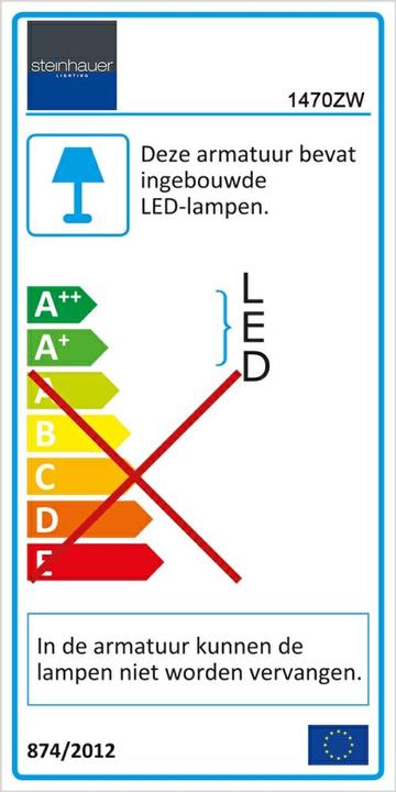 Label énergétique Steinhauer Zénith (700 lm)