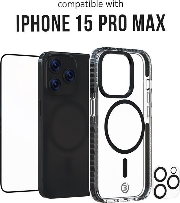 Actual product image 3Sixt Impact Zero mobile phone case 3in1 set (Apple iPhone 15 Pro Max)