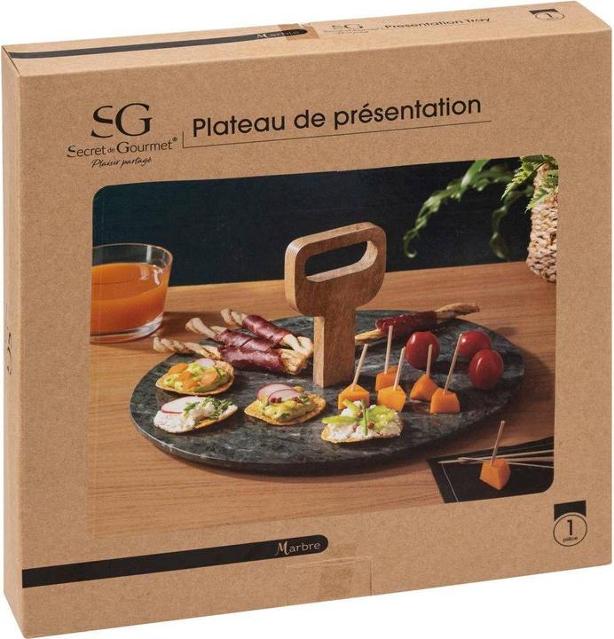 Productafbeelding Secret de Gourmet Dienblad - marmer - groen
