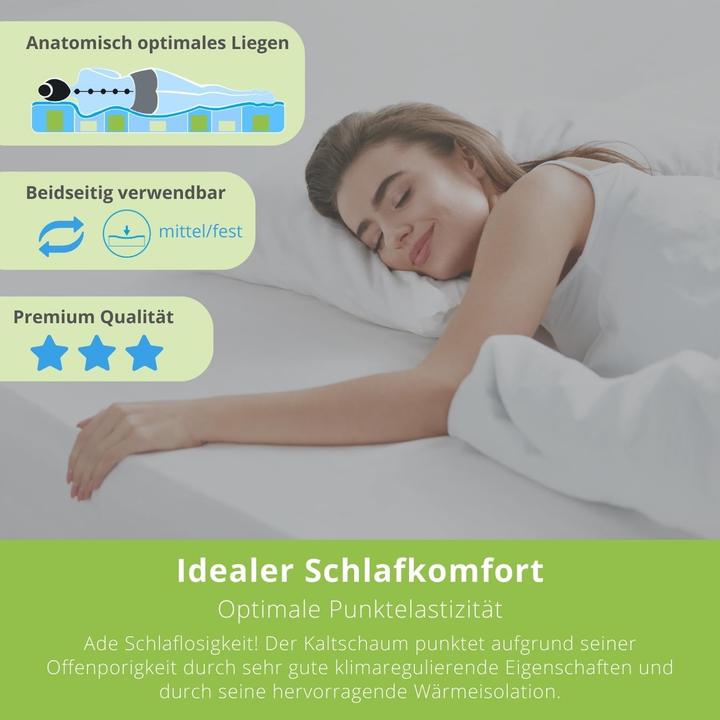 Produktbild Bodyprotect Kaltschaum Matratzentopper 90x200 cm (90 x 200 cm)
