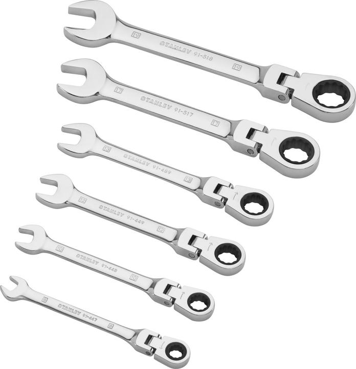 Actual product image Stanley Ring jaw wrench set 6 pcs.