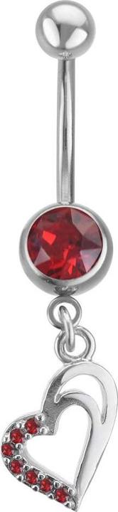 Immagine prodotto Bijouteria Piercing ventre (Acciaio chirurgico 316L, Vetro (di orologio), Ottone rodiato in ottone rodiato)