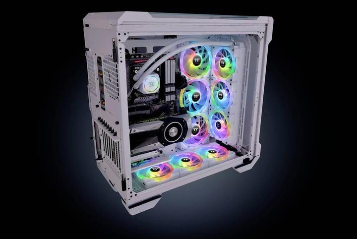 Produktbild Thermaltake TT SWAFAN EX14 RGB FAN Premium 3er wh CL-F162-PL14SW-A (140 mm, 3 x)